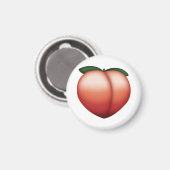 Peach - Emoji Magnet (Vorderseite/Rückseite)