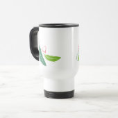 Peach Faced Love Birds Reisebecher (Vorderseite Links)
