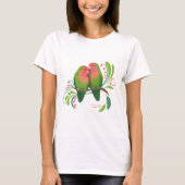 Peach Faced Love Birds T-Shirt (Vorderseite)
