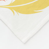 Peach Faced Lutino Lovebirds Fleecedecke (Ecke)
