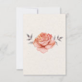 Peach Fairy Tale Glitzer Rose Blätter UAWG Antwort (Rückseite)