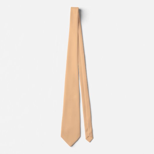 Peach FBC896 Color with Add Your Name Option Krawatte (Vorderseite)