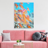 Peach Fee Leinwanddruck (Insitu (Wohnzimmer))