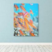 Peach Fee Leinwanddruck (Insitu (Holzboden))