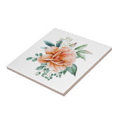 Peach floral Eucalyptus Küche Badezimmer Remodel Fliese (Seite)