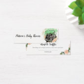 Peach floral Halloween Babydusche Windelwindeln Ra (Schreibtisch)