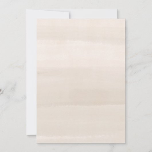 Peach floral Mutter Day Tea Einladung (Rückseite)