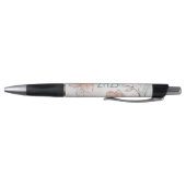 Peach floral Pen Kugelschreiber (Unterseite)