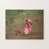 Peach Floral Puzzle (Horizontal)