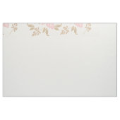 Peach Floral Stoff (Fat Quarter (45,7 x 55,9 cm))