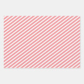 Peach Floral Wedding Geschenkpapier Set (Vorderseite 3)