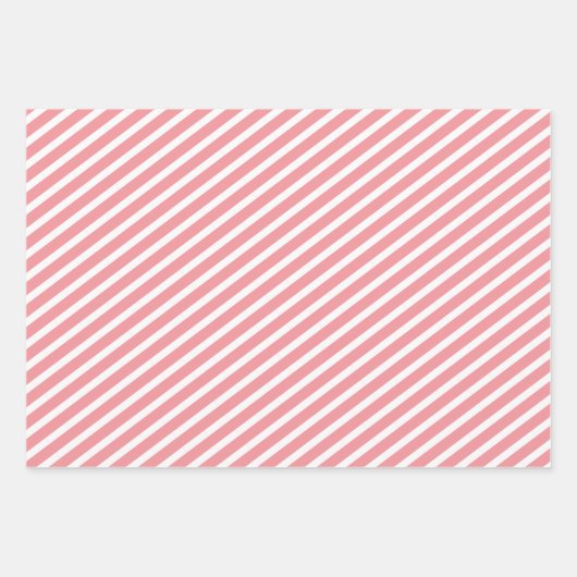 Peach Floral Wedding Geschenkpapier Set (Vorderseite 3)