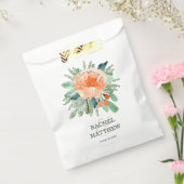 Peach Floral Wedding Geschenktütchen (Versiegelt)