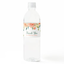 Peach Florals | Babydusche Vielen Dank