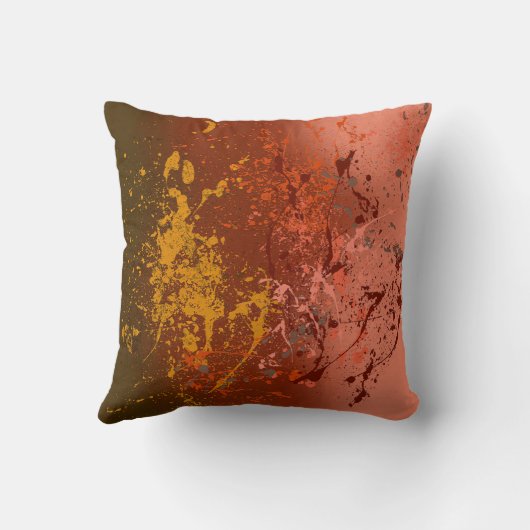 Peach Flurry Kissen (Rückseite)