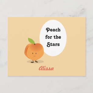 Peach for Stars   Postkarte