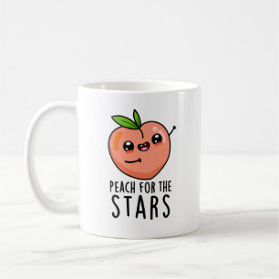 Peach for the Stars Funny Fruit Pub Kaffeetasse