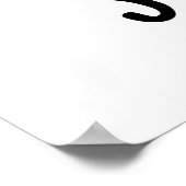 Peach for the Stars Funny Fruit Pub Poster (Ecke)