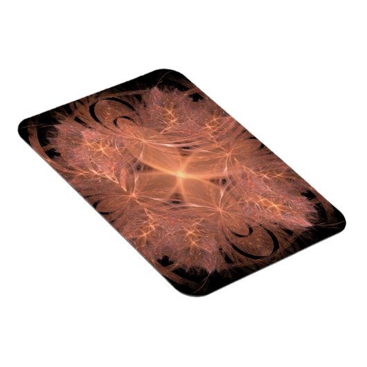 Peach-Fraktal Magnet (Rechte Seite)