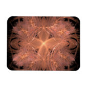 Peach-Fraktal Magnet (Horizontal)