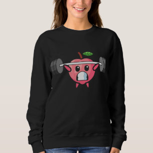 Peach, Fruchtkostüm Workout Bodybuilding Lift Gym Sweatshirt