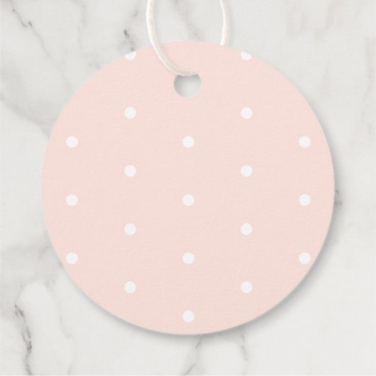 Peach fruchtsgeburt vielen Dank Geschenkanhänger (Rückseite)