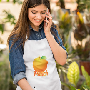 Peach Fruit Adult Schürze
