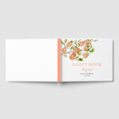 Peach Fruit Baby Dusche Gästebuch (Voll)