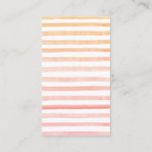 Peach Fruit Baby Dusche Windel Raffel Begleitkarte (Rückseite)