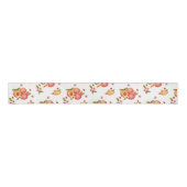 Peach Fruit Blume Ripsband (Vorderseite)