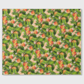 Peach Fruit Geschenkpapier (Flach)