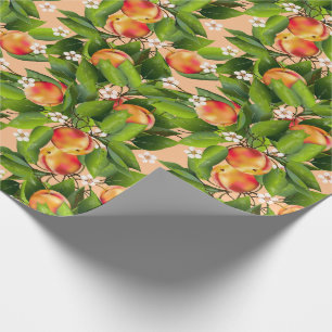Peach Fruit Geschenkpapier