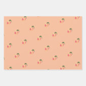 Peach Fruit Geschenkpapier Set (Vorderseite 3)