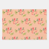 Peach Fruit Geschenkpapier Set (Vorderseite)