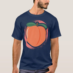 Peach Fruit Lover Vegan Vegetarian Healthy 1063 T-Shirt