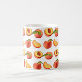 Peach Fruit Muster Kaffeetasse (Mittel)