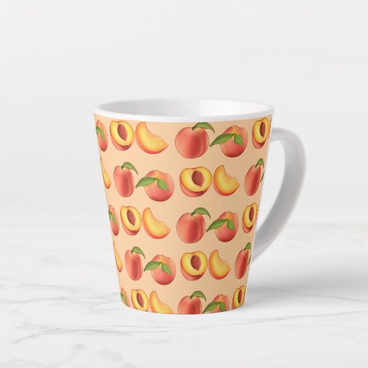 Peach Fruit Muster Milchtasse (Rechte Ecke)