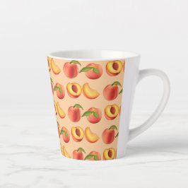 Peach Fruit Muster Milchtasse