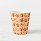 Peach Fruit Muster Milchtasse (Vorderseite)