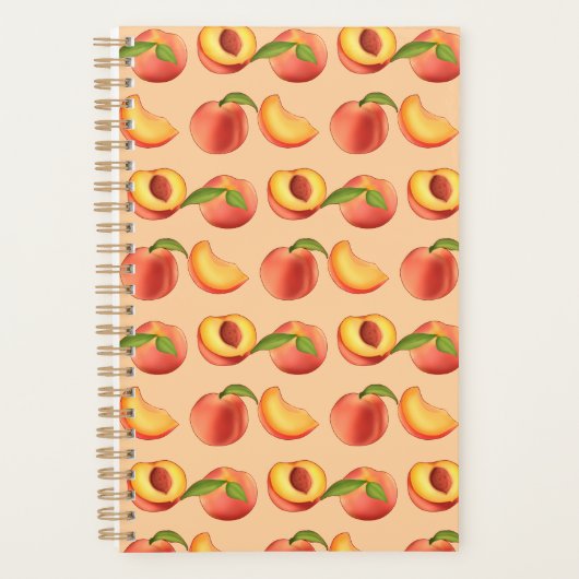 Peach Fruit Muster Planer (Vorderseite)