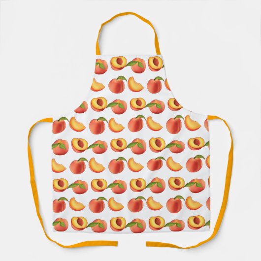 Peach Fruit Muster Schürze (Vorderseite)