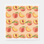 Peach Fruit Muster Serviette (Vorderseite)