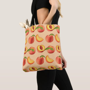 Peach Fruit Muster Tasche