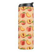 Peach Fruit Muster Thermosbecher (Nach links gedreht)