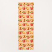 Peach Fruit Muster Yogamatte (Vorderseite)