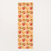 Peach Fruit Muster Yogamatte (Rückseite)