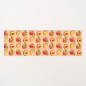 Peach Fruit Muster Yogamatte (Vorderseite (Horizontal))