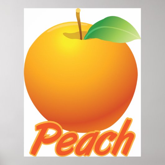Peach Fruit Poster (Vorne)