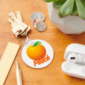 Peach Fruit Schlüsselanhänger