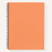 Peach Fruit Spiral Notizblock (Vorderseite)